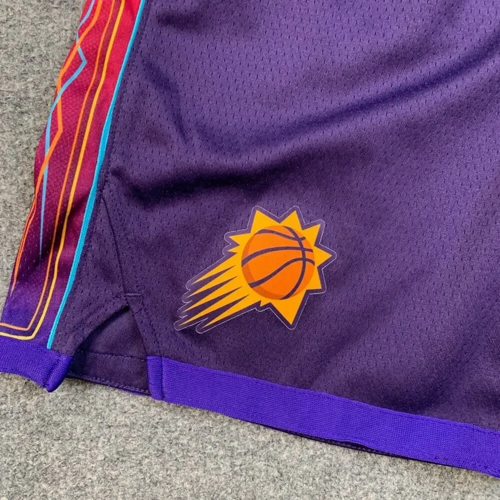 Phoenix Suns Shorts Boys Youth L Large Purple Player Engineered Basketball Nike